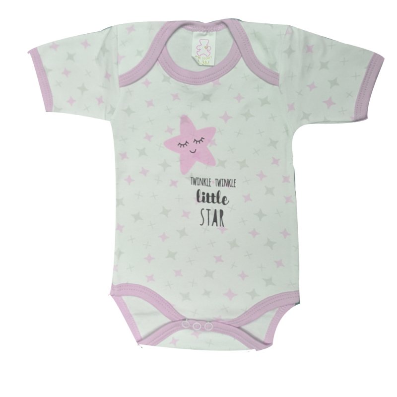 Bebe Cooney Βρεφικό Εσώρουχο Little Star Λευκό-Ροζ 3-6 μηνών