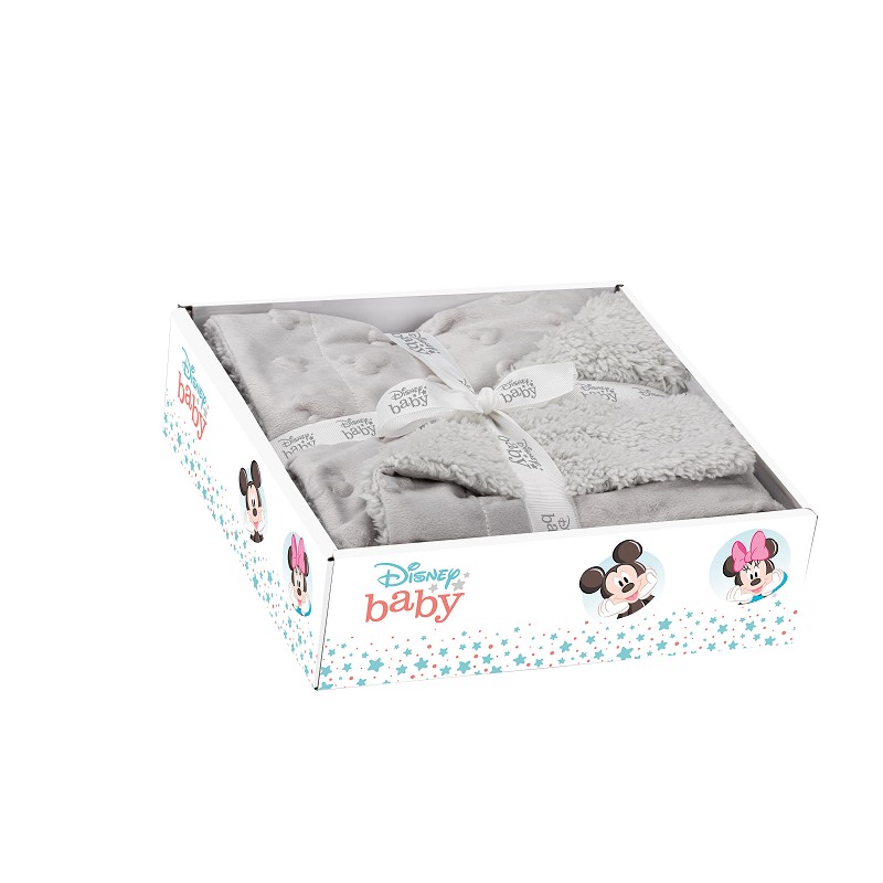 INTERBABY ΚΟΥΒΕΡΤΑ ΑΓΚΑΛΙΑΣ 80X110 CORAL FLEECE DISNEY GRAY 00864-31