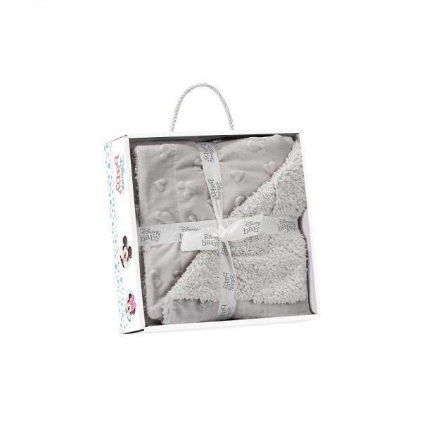 INTERBABY ΚΟΥΒΕΡΤΑ ΑΓΚΑΛΙΑΣ 80X110 CORAL FLEECE DISNEY GRAY 00864-31