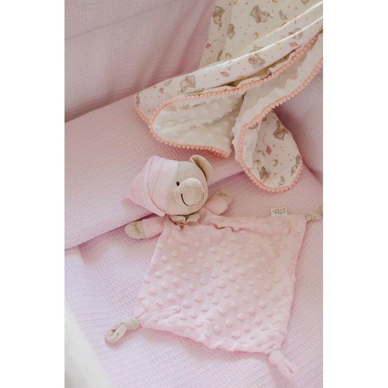 Interbaby Elefante Κουβέρτα Αγκαλιάς 80X110 Pink