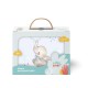 INTERBABY ΚΟΥΒΕΡΤΑ ΚΟΥΝΙΑΣ 110Χ140  "RACHEL ELEFANTE" AZUL  00964-01
