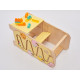 Elis Design Montessori Play 5 in 1 Yellow Πολυλειτουργικός Πύργος Εκμάθησης 75cm