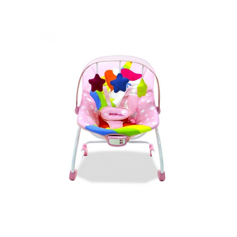 Asalvo Evolutive Βρεφικό ρηλάξ Με Δόνηση &amp; Μελωδίες Unicorn Pink