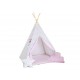 Elis Design Παιδική Σκηνή Σετ με Μαξιλάρια Gray Pink Waves