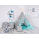 Elis Design Stars Παιδική Σκηνή Σετ με Μαξιλάρια Gray Blue 1761/LUX