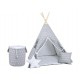 Elis Design Παιδική Σκηνή Σετ με Μαξιλάρια Gray Stars 1770/LUX