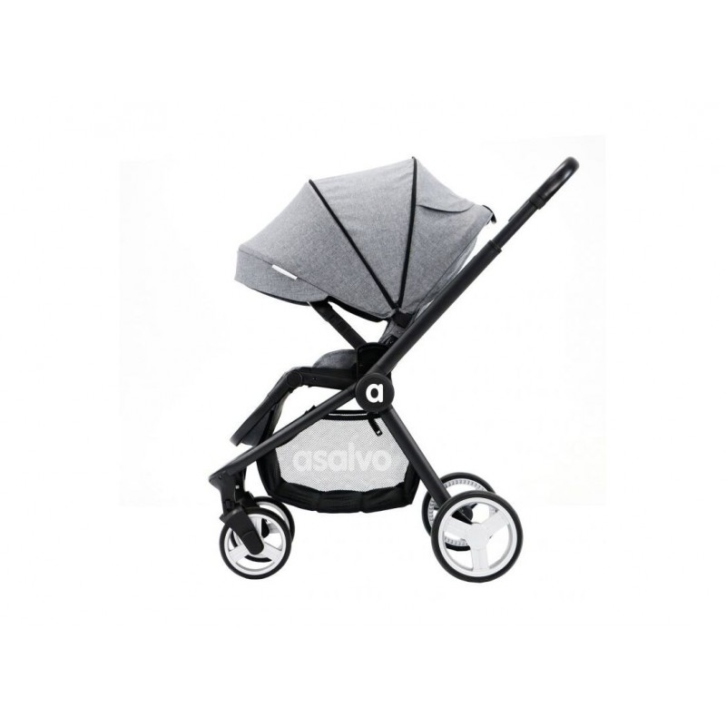 Asalvo Kino Καρότσι Με Περιστροφή έως 22kg Gray