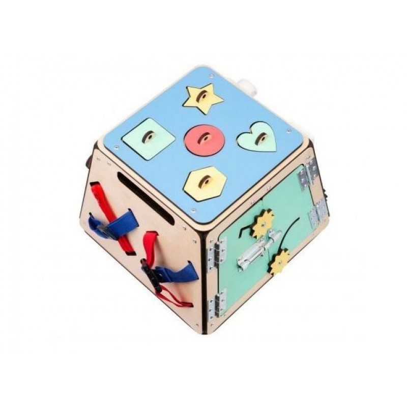 Elis Design Lock Box Montessori Κύβος Δραστηριοτήτων