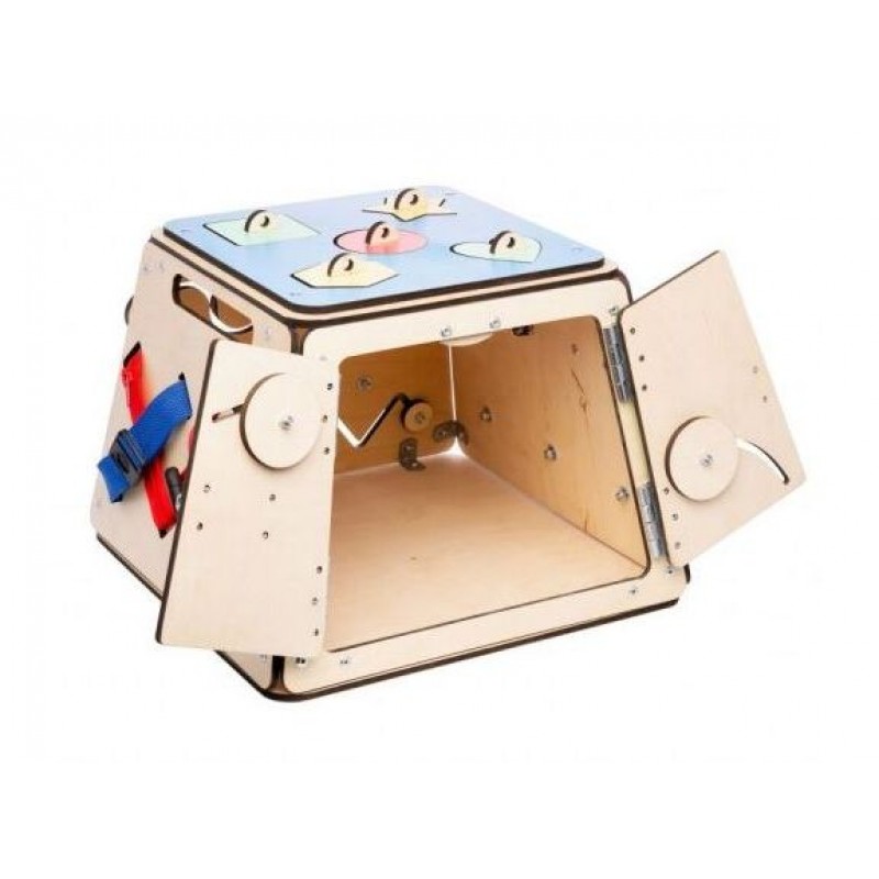 Elis Design Lock Box Montessori Κύβος Δραστηριοτήτων