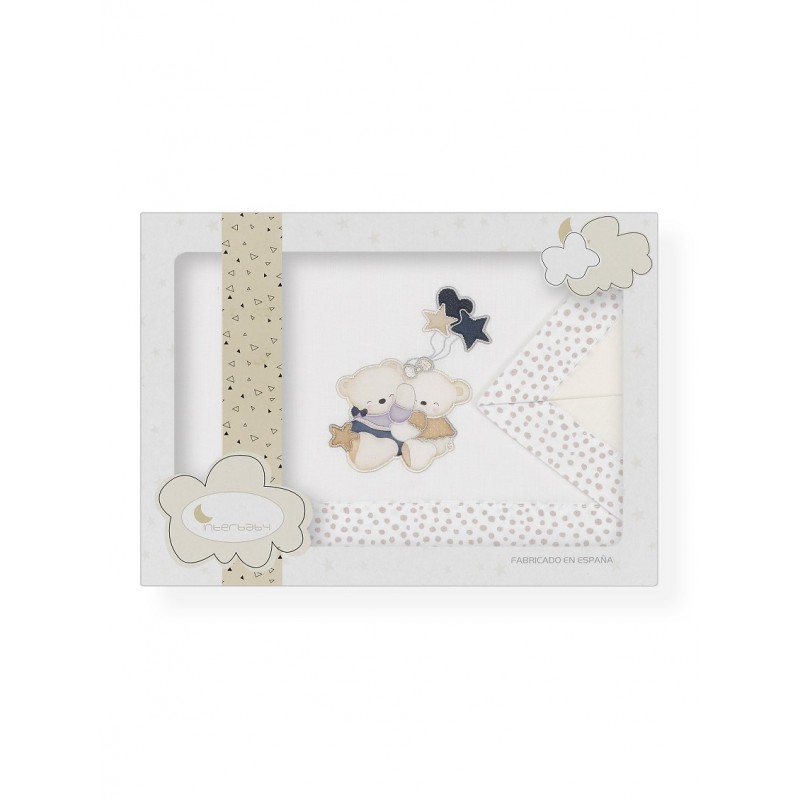 INTERBABY ΣΕΝΤΟΝΙΑ ΣΕΤ 3 ΤΜΧ (115Χ175) VOLAMOS BABY BEIGE 5184B