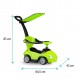 QKIDS "LOLO" ΠΕΡΠΑΤΟΥΡΑ 2 ΣΕ 1 LIME  5900495035196