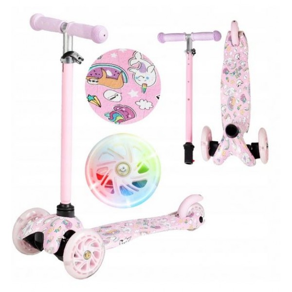 QKIDS ΠΑΤΙΝΙ "AMIS" LED PINK 5900495862204