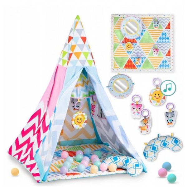 QKIDS "ALLO" ΣΚΗΝΗ & ΧΑΛΑΚΙ ΔΡΑΣΤΗΡΙΟΤΗΤΩΝ 2 ΣΕ 1 PINK 5900495865465