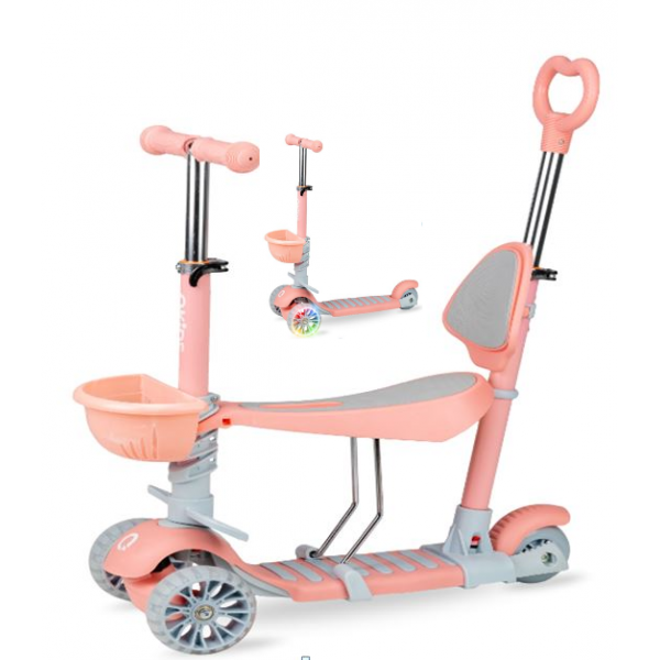 QKIDS ΠΑΤΙΝΙ "ILI" LED PEACH 5900495895271