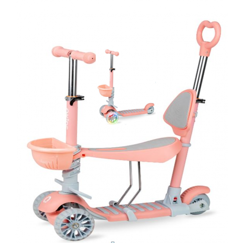 QKIDS ΠΑΤΙΝΙ  "ILI" LED PEACH 5900495895271