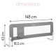 MOMI "LEXI" ΠΡΟΣΤΑΤΕΥΤΙΚΟ ΚΡΕΒΑΤΙΟΥ DARK GRAY   5900495944078