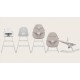 Lionelo Dalia Set Καρεκλάκι φαγητού & Relax 4 σε 1 Gray Stone