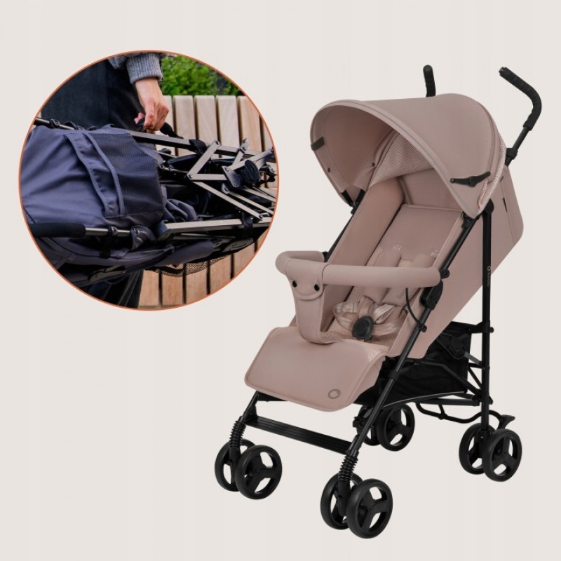 Lionelo Elia Βρεφικό Καρότσι Μπαστούνι Beige Taupe