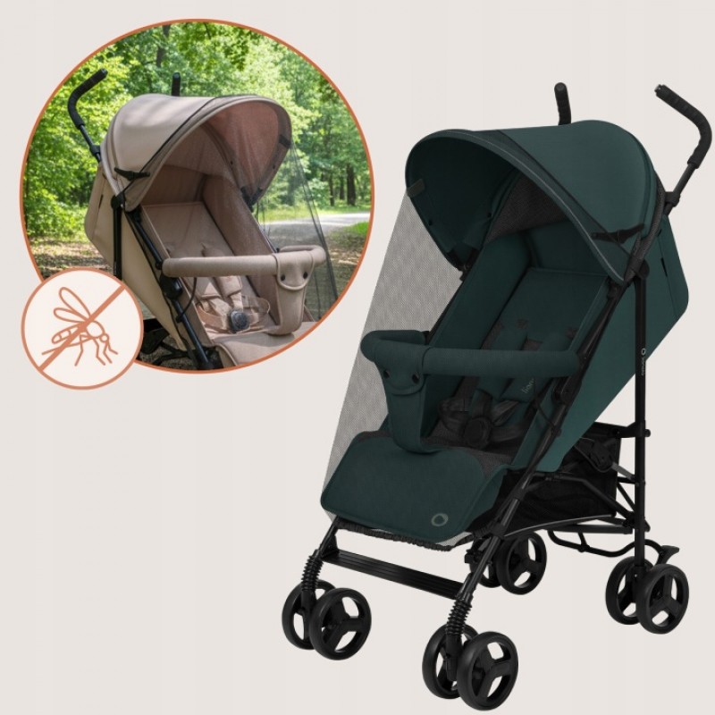 Lionelo Elia Βρεφικό Καρότσι Μπαστούνι Green Graphite