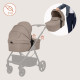 Lionelo Greet Καρότσι Βρεφικό 3 σε 1 έως 22kg Beige Taupe