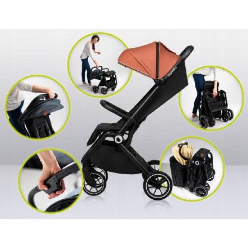 Lionelo Cloe Καρότσι Ταξιδίου έως 22kg Black Onyx