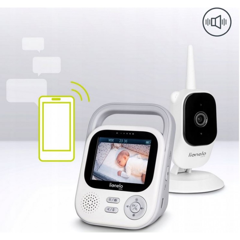 Lionelo Babyline 3.2 Ενδοεπικοινωνία Με 3x Ψηφιακό Zoom