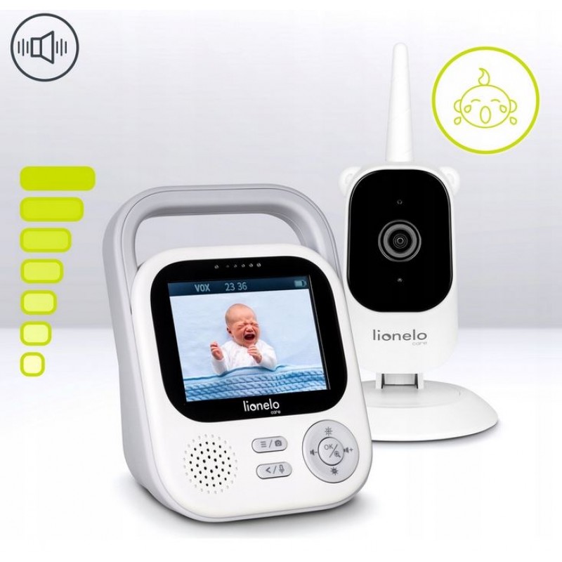 Lionelo Babyline 3.2 Ενδοεπικοινωνία Με 3x Ψηφιακό Zoom