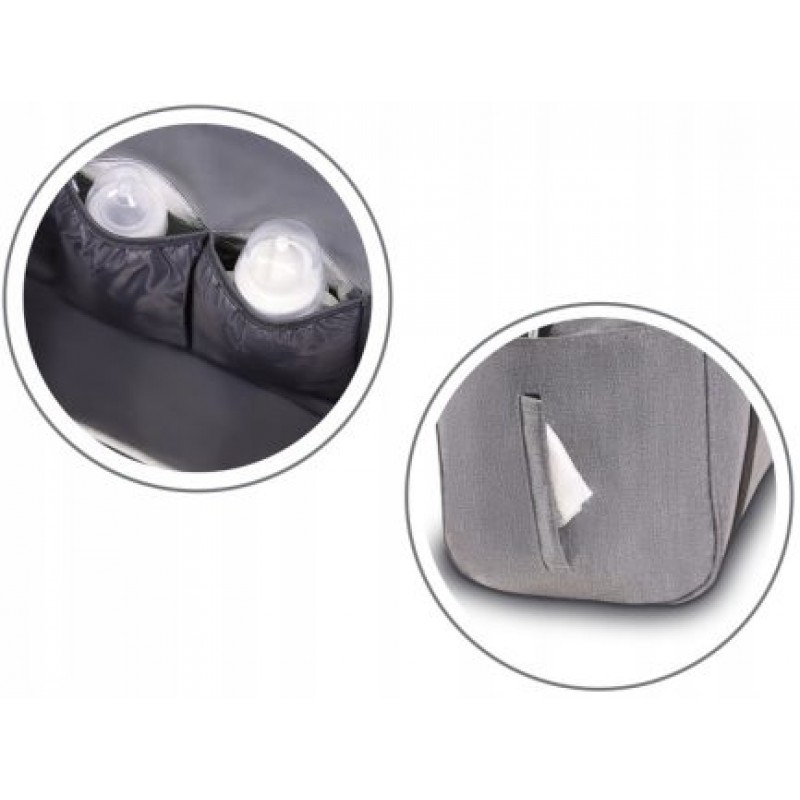 Lionelo Ida Τσάντα Αλλαξιέρα Black Onyx