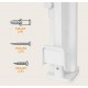 Lionelo Thea Πόρτα Ασφαλείας White  έως 140cm