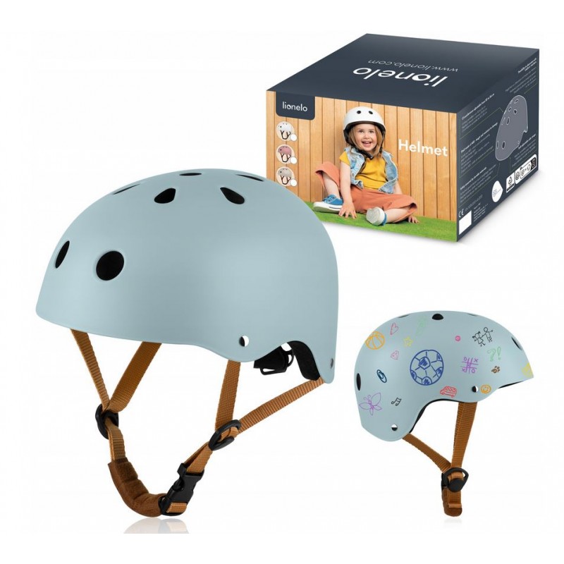 Lionelo Helmet Παιδικό Κράνος Ποδηλασίας 50-56cm Blue Sky