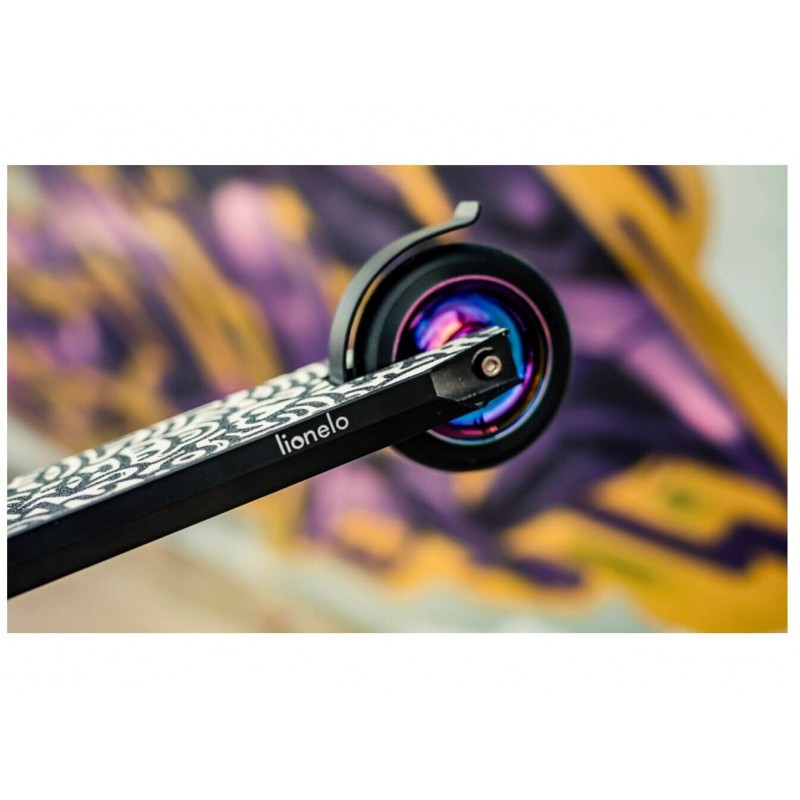 Lionelo Whizz Παιδικό Πατίνι Black Carbon Yellow