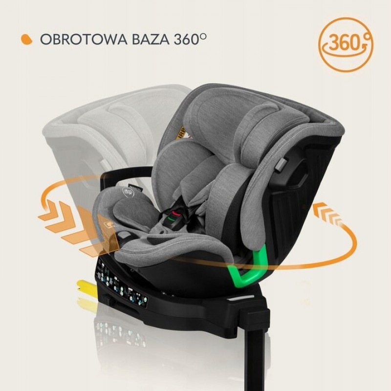 Lionelo Harmony i-Size κάθισμα αυτοκινήτου 40-150 cm isofix Black Carbon Bamboo
