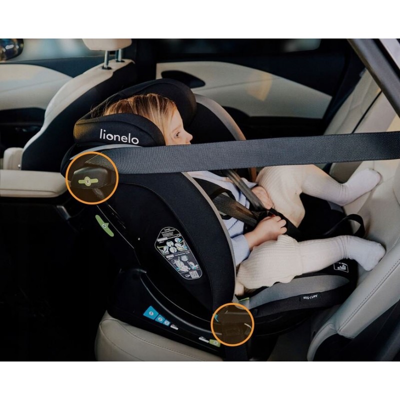 Lionelo Aart i-Size Κάθισμα Αυτοκινήτου 40-150cm Gray Graphite