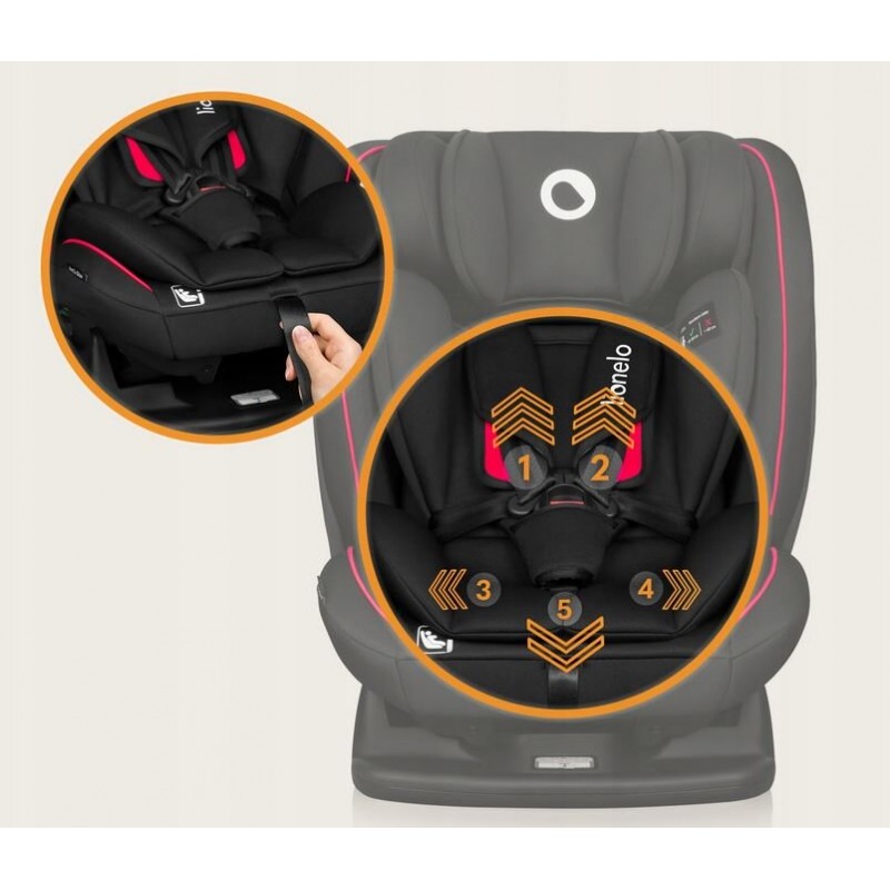 Lionelo Aart i-Size Κάθισμα Αυτοκινήτου 40-150cm Gray Graphite