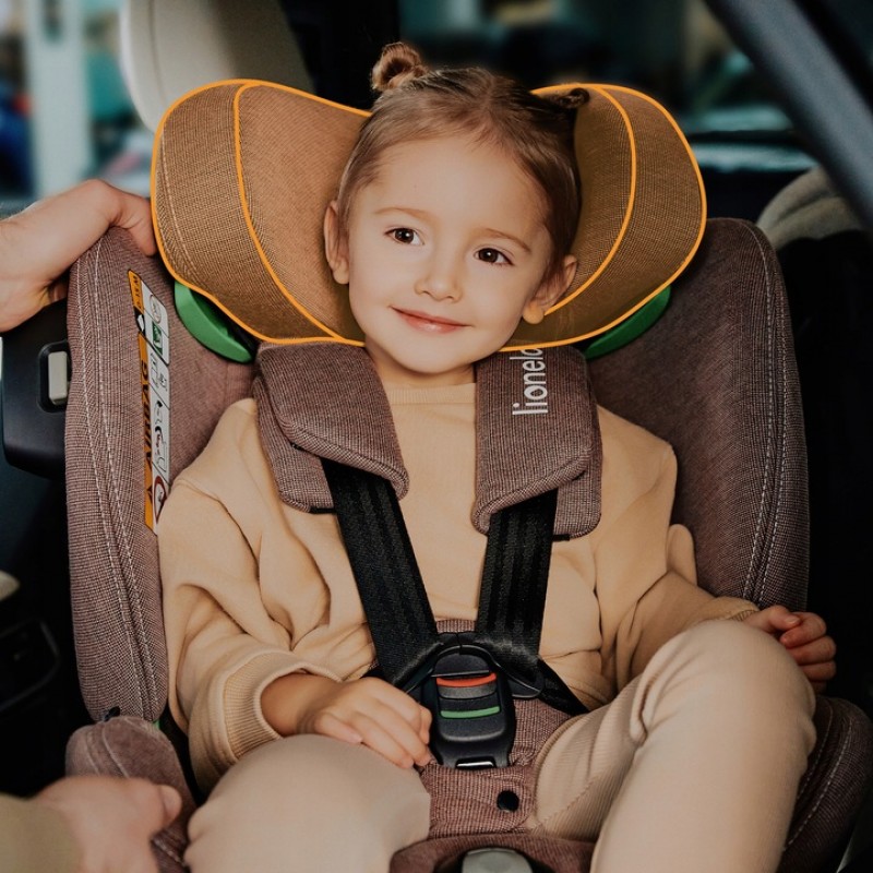 Lionelo Harmony i-Size κάθισμα αυτοκινήτου 40-150 cm isofix Red Brick Bamboo