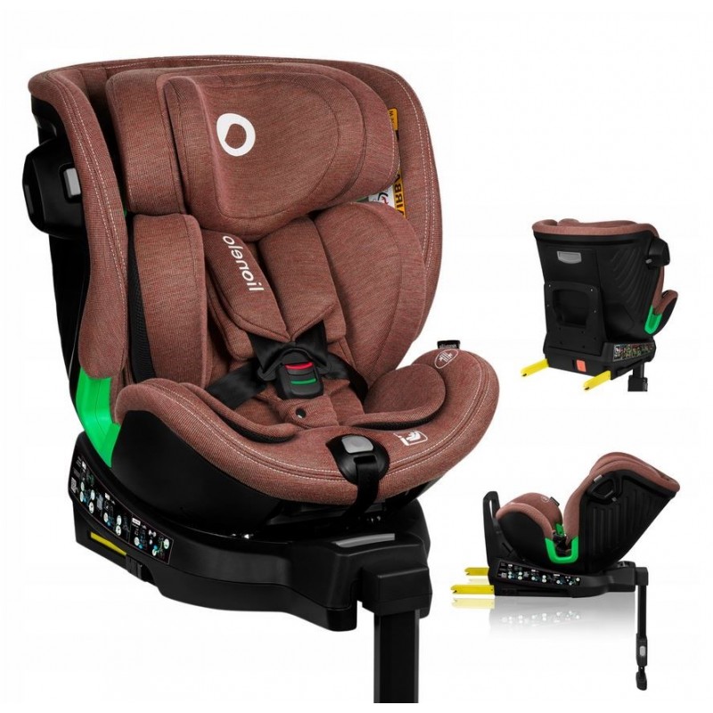 Lionelo Harmony i-Size κάθισμα αυτοκινήτου 40-150 cm isofix Red Brick Bamboo