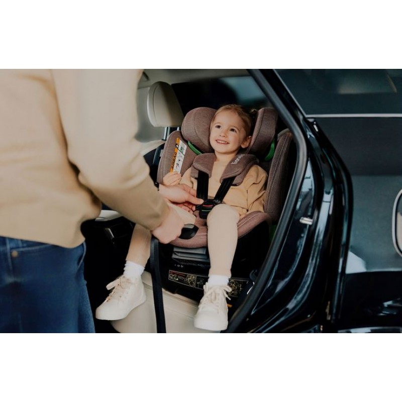 Lionelo Harmony i-Size κάθισμα αυτοκινήτου 40-150 cm isofix Green Olive Leather