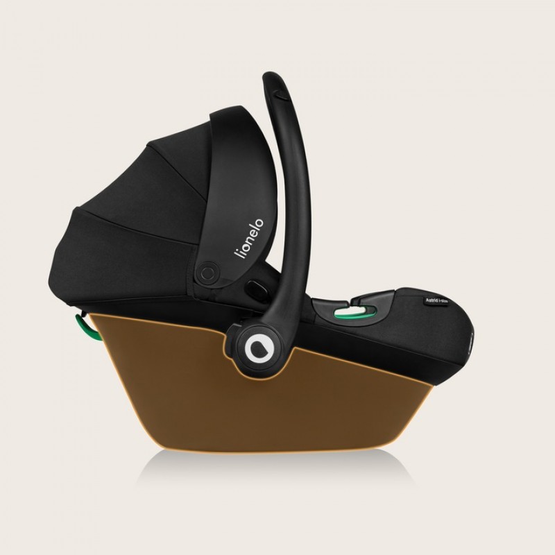 Lionelo Astrid i-Size set κάθισμα αυτοκινήτου 40-87cm & βάση isofix Black & Gray