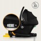 Lionelo Astrid i-Size set κάθισμα αυτοκινήτου 40-87cm & βάση isofix Black & Gray