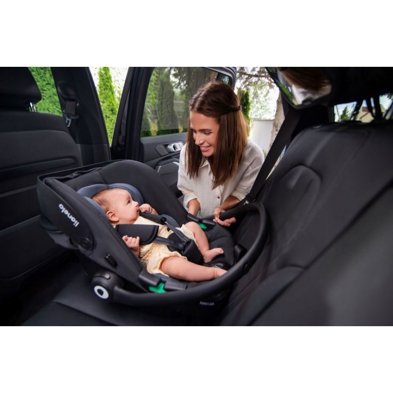 Lionelo Astrid i-Size set κάθισμα αυτοκινήτου 40-87cm & βάση isofix Beige Sand