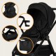 Lionelo Layla Καρότσι Βρεφικό 2 σε 1 έως 22kg Black