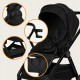 Lionelo Layla Καρότσι Βρεφικό 3 σε 1 έως 22kg Black