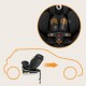 Lionelo Navy i-Size κάθισμα αυτοκινήτου 40-150 cm isofix Black Pink