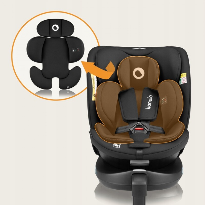 Lionelo Navy i-Size κάθισμα αυτοκινήτου 40-150 cm isofix Black Tirquase