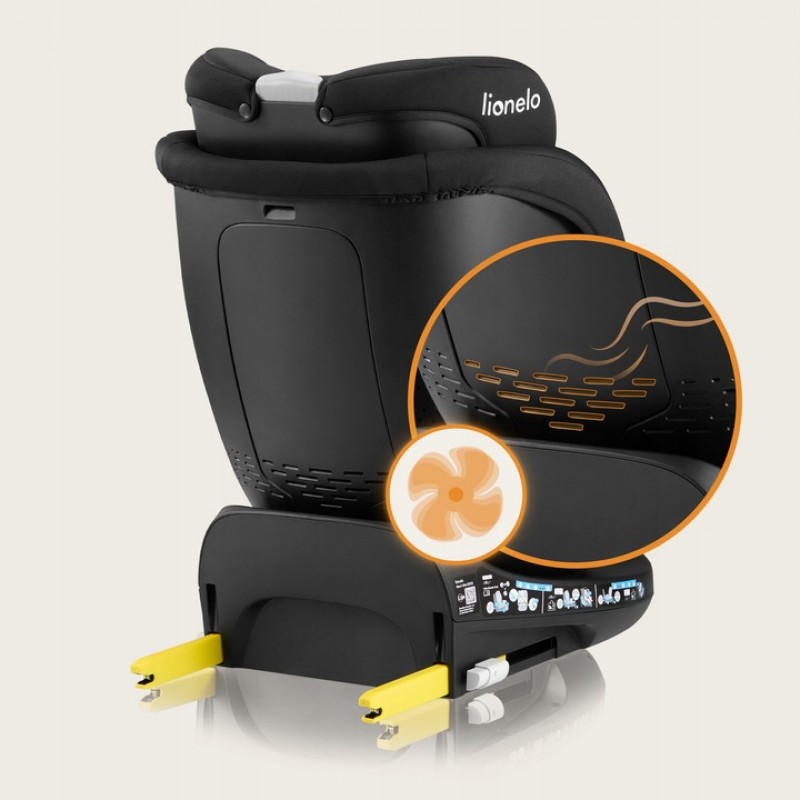Lionelo Navy i-Size κάθισμα αυτοκινήτου 40-150 cm isofix Black Tirquase