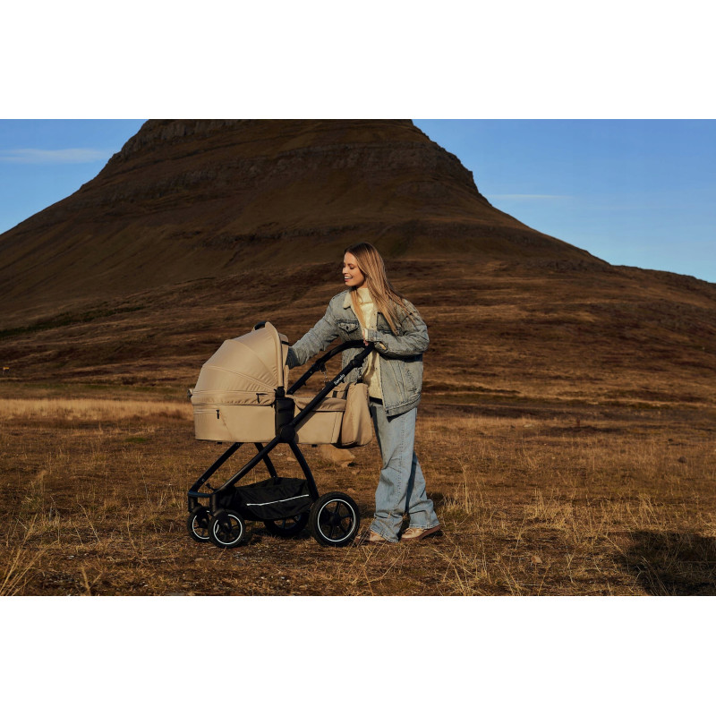 Lionelo Meril Καρότσι Βρεφικό 3 σε 1 Beige Sand