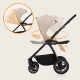 Lionelo Meril Καρότσι Βρεφικό 3 σε 1 Beige Sand