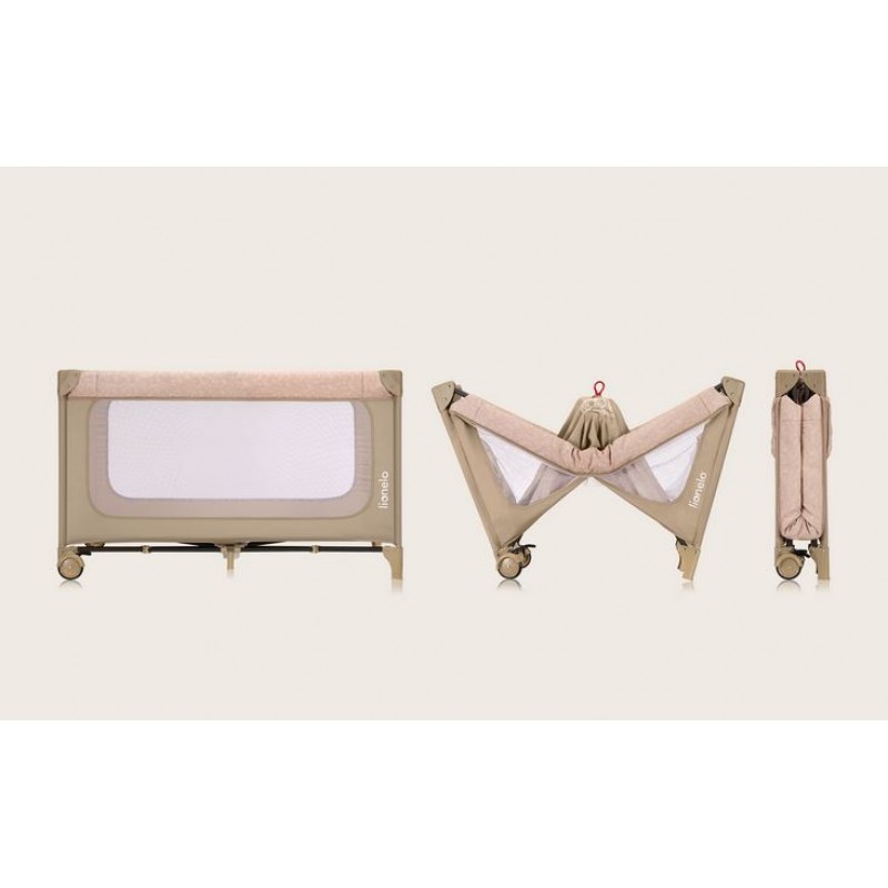 Lionelo Yasmin Easy Fold Παρκοκρέβατο Beige Sand