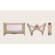 Lionelo Yasmin Easy Fold Παρκοκρέβατο Beige Sand