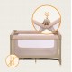 Lionelo Yasmin Easy Fold Παρκοκρέβατο Beige Sand
